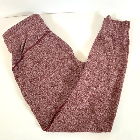 lululemon athletica Pants - Lululemon Red Scuba Joggers, Sz 6